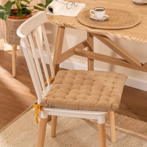 Almohadón para Silla de Algodón Liso
