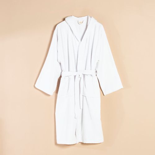 Bata de Baño Línea Velour con Capucha