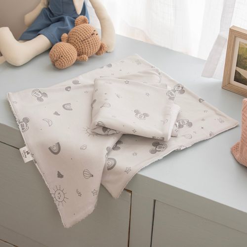 Set de 3 Toallitas de Bebé Disney Mickey Luna