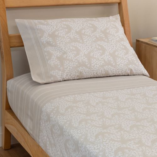 Juego de Sábanas Twin Algodón Blend Golondrinas