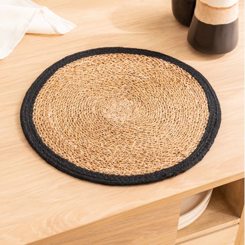 Portaplato Circular Yute
