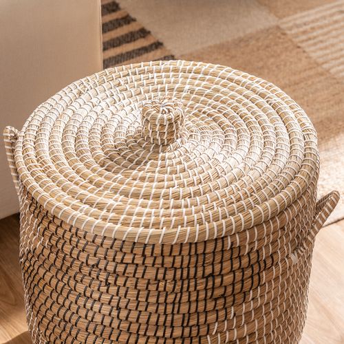 Contenedor Artesanal Grande con Tapa