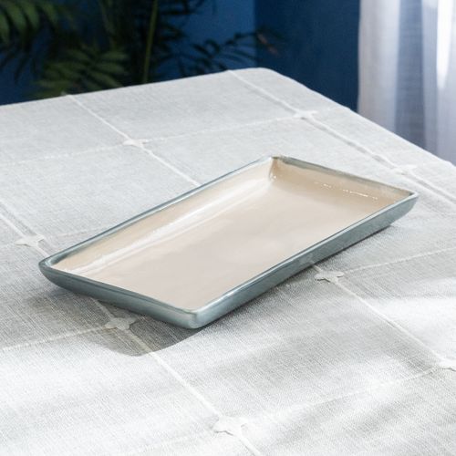 Bandeja Rectangular de Cerámica Artesanal