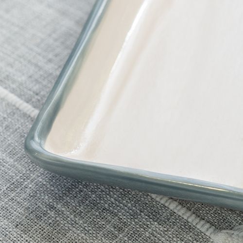 Bandeja Rectangular de Cerámica Artesanal