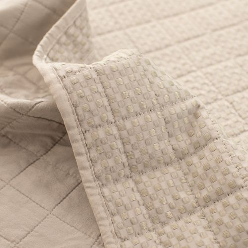 Cubrecama King Reversible New Waffle Liso