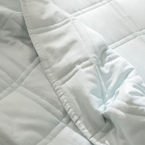 Cubrecama Queen Reversible Costuras a Cuadros