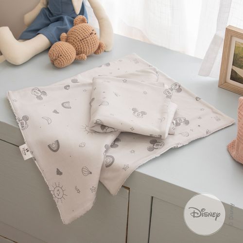 Set de 3 Toallitas de Bebé Disney Mickey Luna
