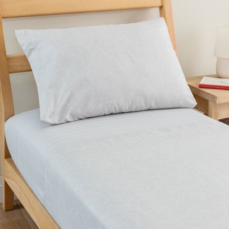 Juego-de-Sabanas-Twin-Blanco-Floral-