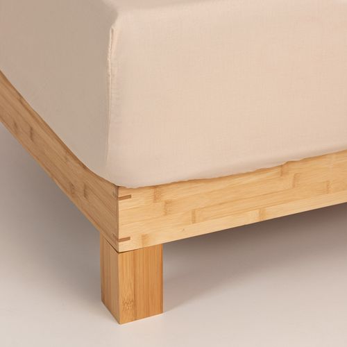Sábana Ajustable King Size Satén Liso
