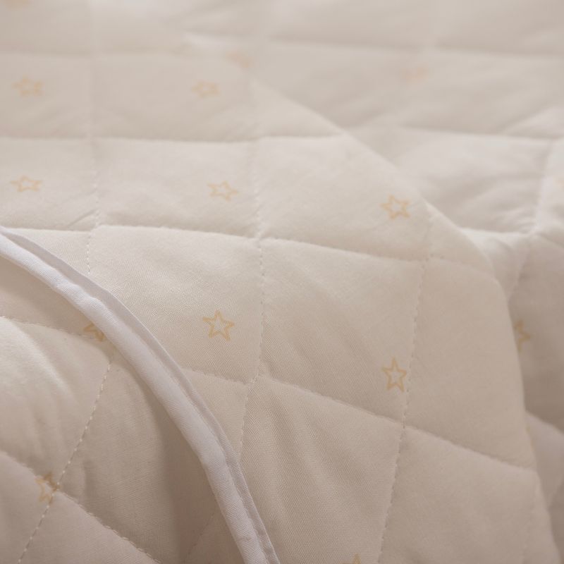 Acolchado-Cuna-Funcional-Reversible-de-Algodon-Estrellas-y-Gardenias