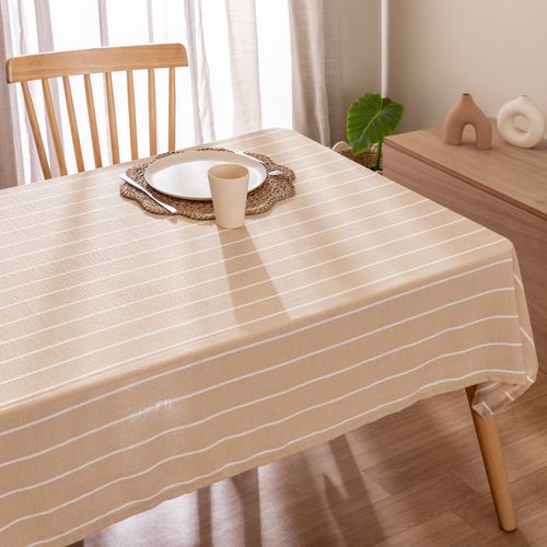 Mantel Rectangular Chico Liso con Raya