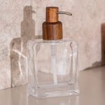 Dosificador-de-Jabon--Vidrio-y-Madera