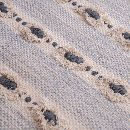 Alfombra de Algodón Texturada con Relieve