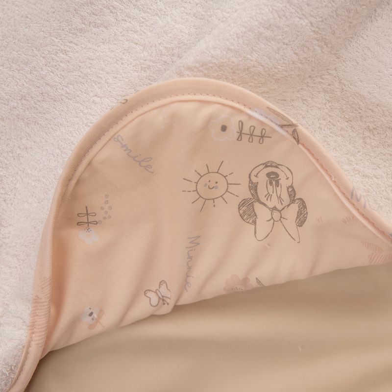Bata-de-Baño-de-Bebe-con-Capucha-Minnie-Disney-