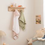 Bata-de-Baño-de-Bebe-Grande-con-Capucha-de-Jersey-Familia-Patitos