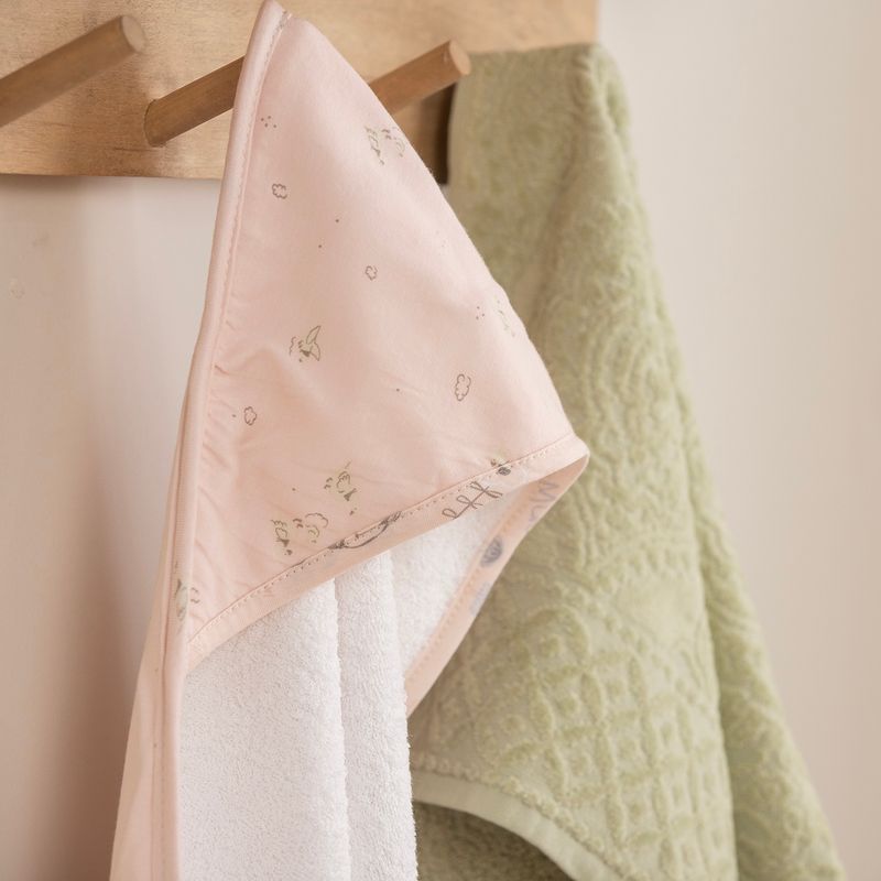 Bata-de-Baño-de-Bebe-Grande-con-Capucha-de-Jersey-Familia-Patitos