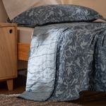 Cubrecama-Twin-Size-Reversible-Vuelo-de-Hojas