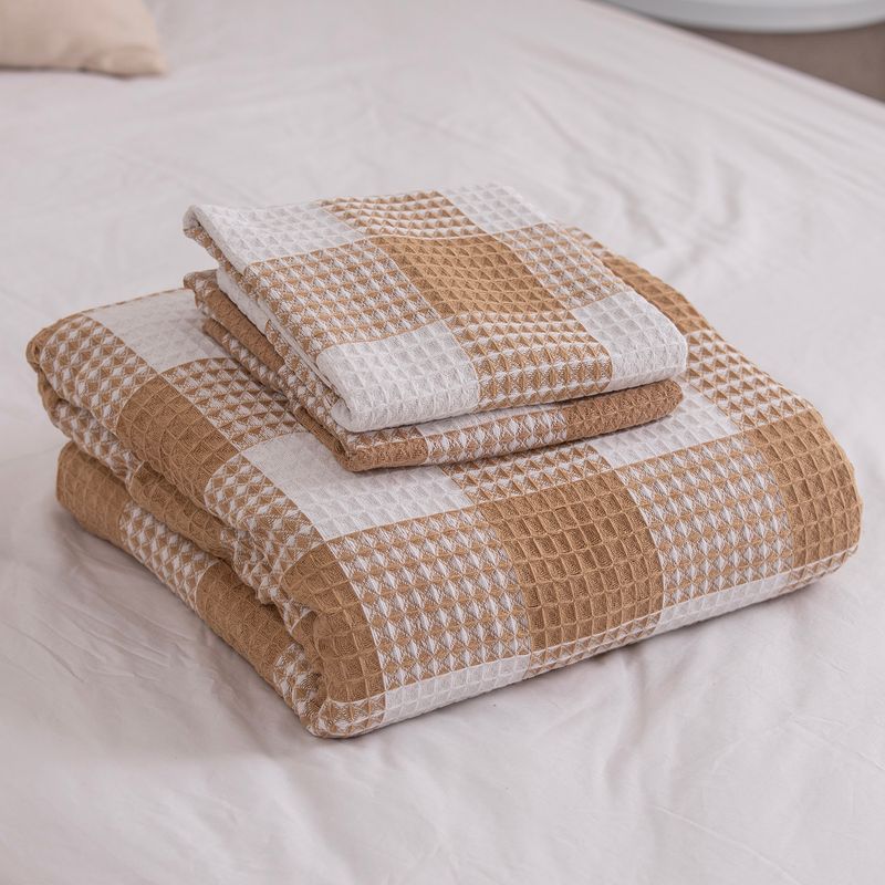 Funda-de-Acolchado-Queen-Waffle-a-Cuadros