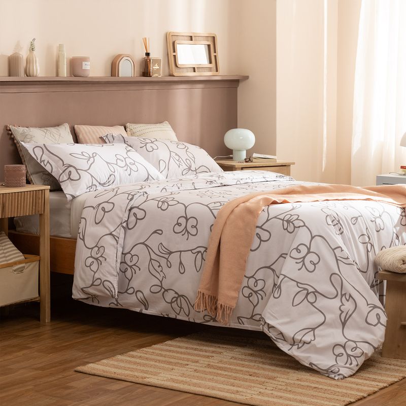 Funda-de-Acolchado-King-de-Algodon-210-Hilos-Mariposas