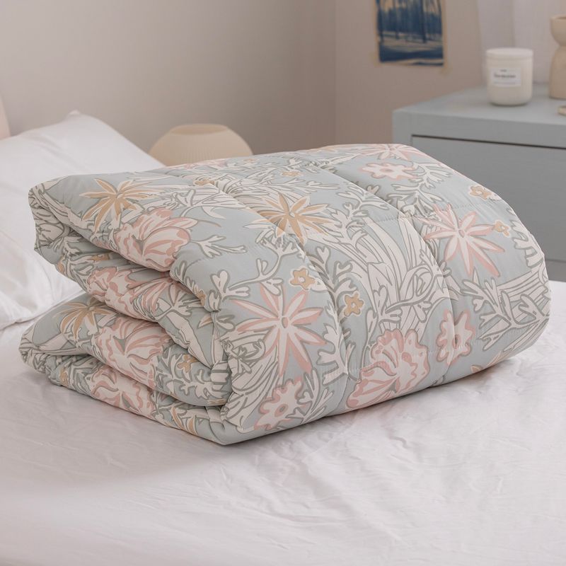 Acolchado-Queen-Reversible-Floreado-Calido