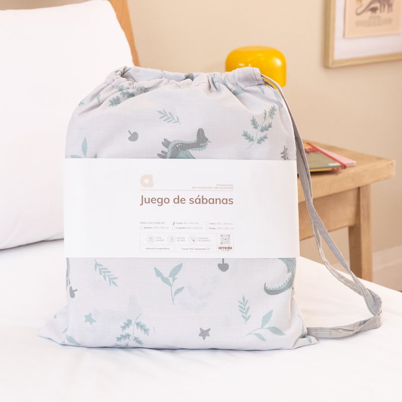 Juego-de-Sabanas-1-Plaza-Algodon-Blend-Dragones-de-Ensueño