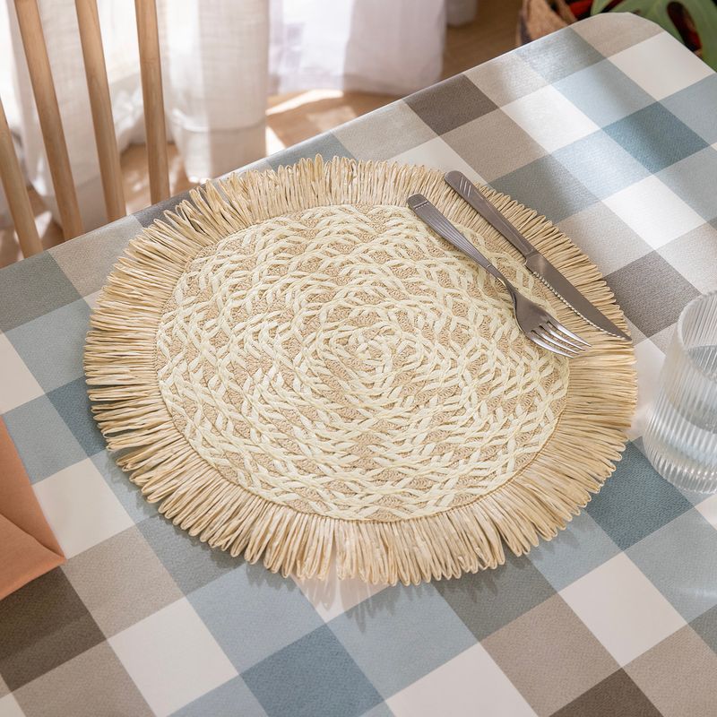 Portaplato-Invidividual-Circular-Bicolor-Con-Flecos-