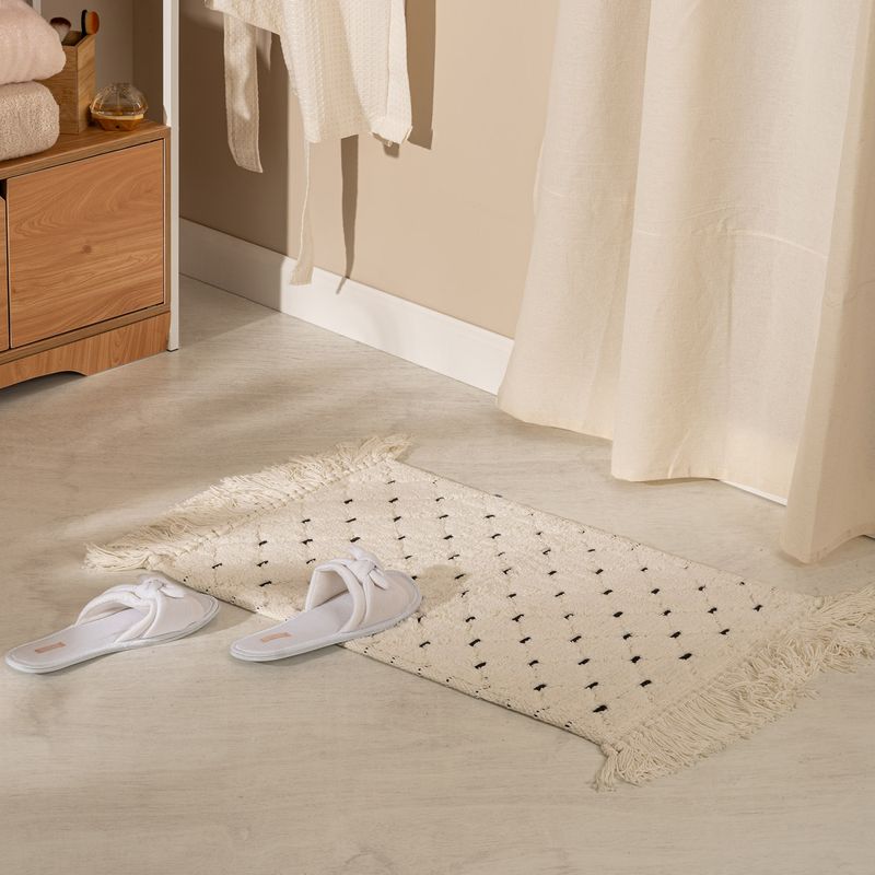 Alfombra-de-Baño-Caminos-Cruzados-con-Flecos