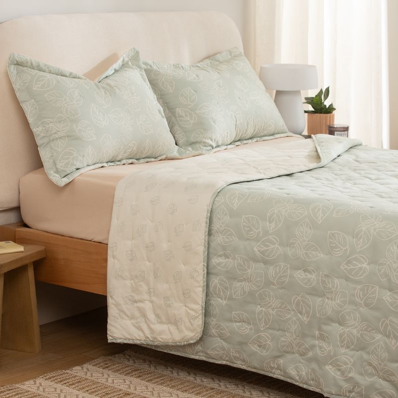 Cubrecama-King-Reversible-Hojas-Pinceladas