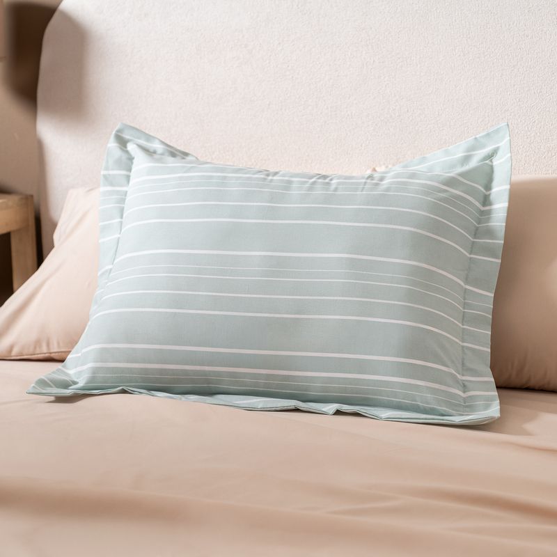 Funda-de-Almohadon-con-Pestañas-Algodon-Blend-Rayas