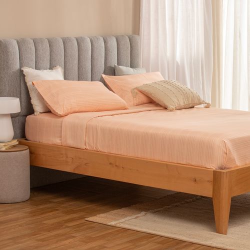 Juego de Sábanas Queen Rayitas Finas