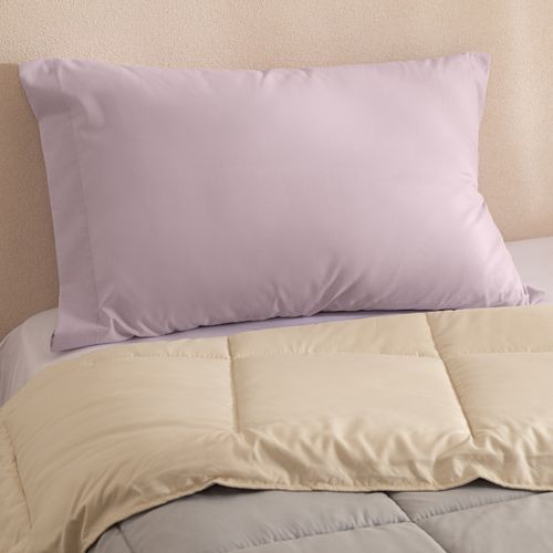 Funda de Almohadas Queen Algodón Blend Lisa