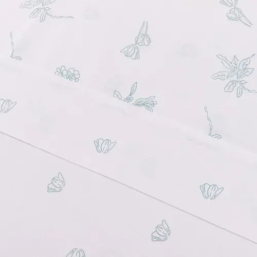 Juego de Sábanas Twin Algodón Peinado Flor Calm