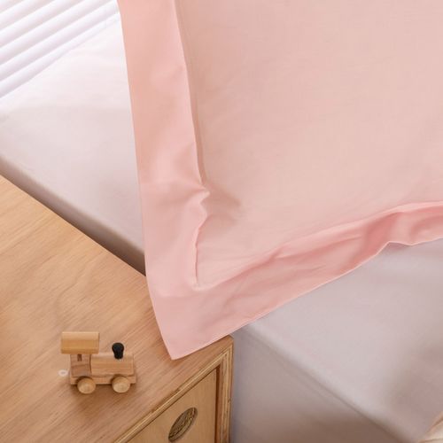 Funda de Almohadón Algodón Peinado Lisa