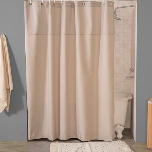 Cortina de Baño con Ojal con Cordón