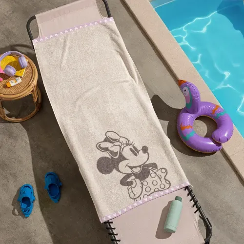Toallón Playero Disney Minnie Power