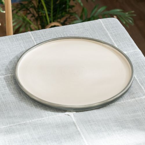 Plato Playo Redondo de Cerámica Artesanal