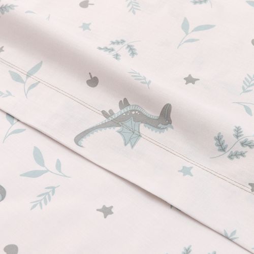 Juego de Sábanas 1 Plaza Algodón Blend Dragones de Ensueño