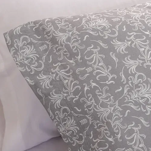 Funda de Almohada King Algodón Blend Arabesco
