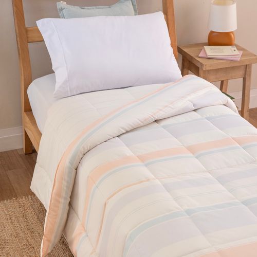 Acolchado Twin Reversible Raya Sensitive