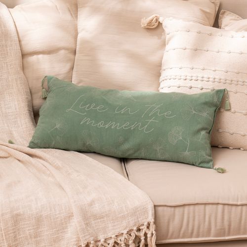 Almohadón Decorativo Live The Moment