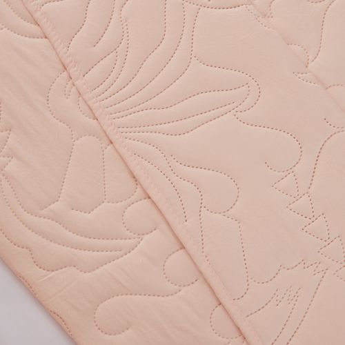 Cubrecama 1 Plaza Heatpress Palmeras y Flamencos