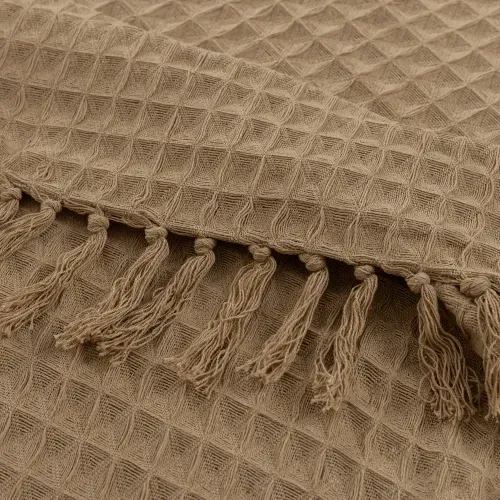 Cubrecama Queen Rústico Waffle