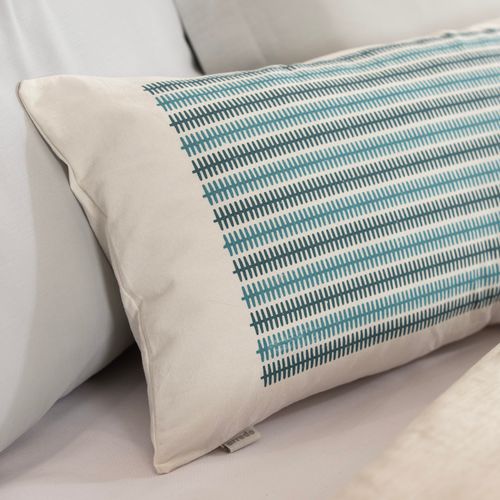 Funda de almohadón Navy Rayas