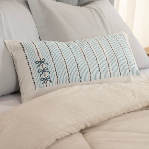 Funda de Almohadón Navy Estampado