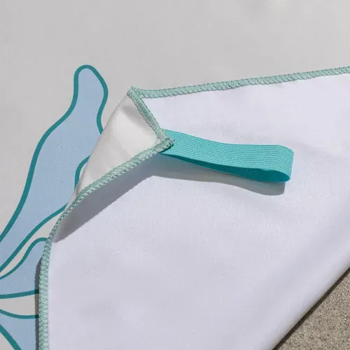 Set de Toallón de Secado Rápido con Mochila Palmeras