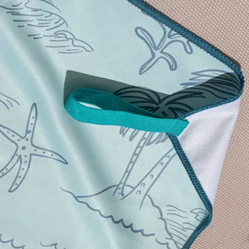 Set de Toallón de Secado Rápido con Mochila Islas
