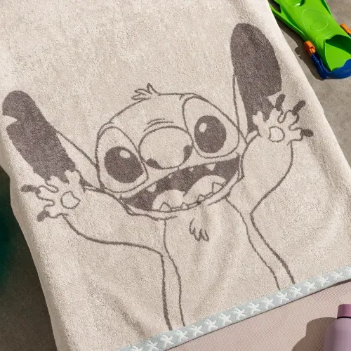 Toallón Playero de Algodón Disney Stitch Cute