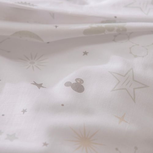 Acolchado Disney Cuna Funcional Desmontable Mickey y Estrellitas