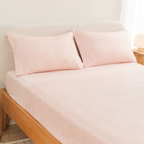 Juego de Sábanas Queen Geo Neutral