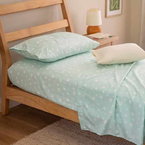 Juego de Sábanas 1 Plaza Florcitas Variadas